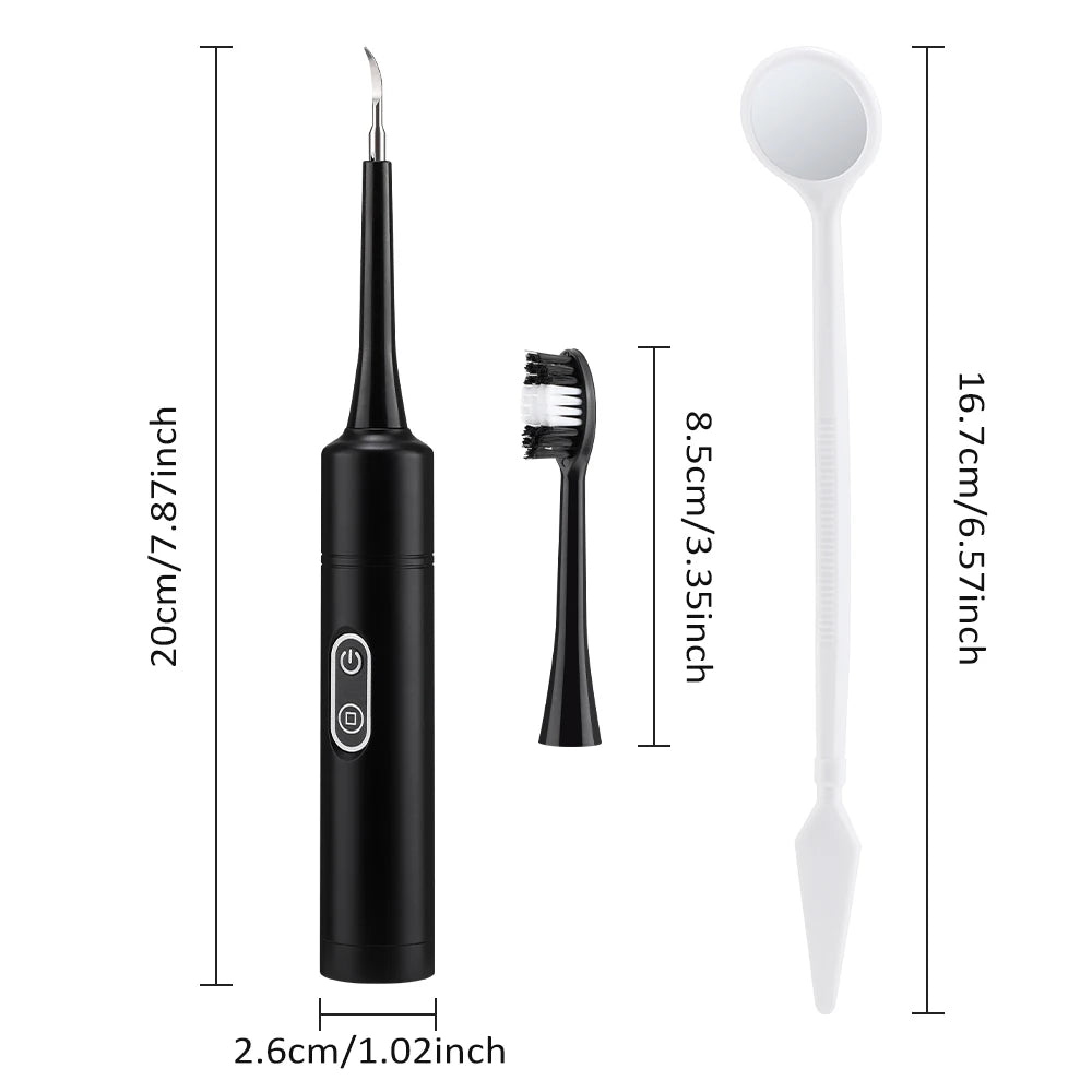 Electric Sonic Teeth Whitening and Plaque Removal Kit