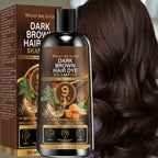 Dark Brown Hair Dye Shampoo with Biotin Keratin and Ginseng 100g