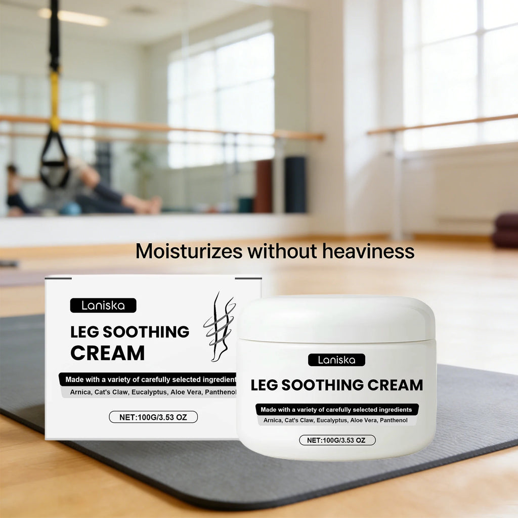 Soothing Leg Massage Cream for Muscle Relief