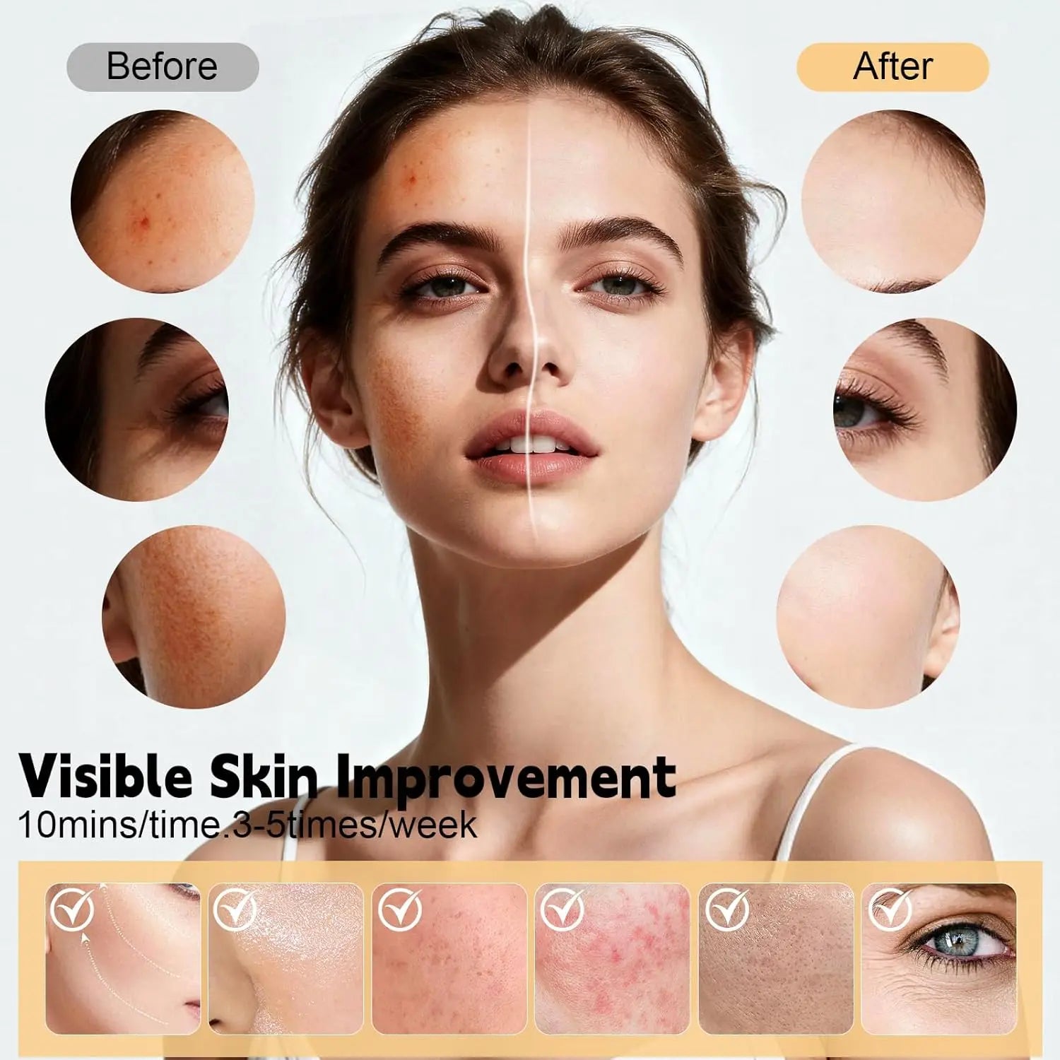 7-Color LED Light Therapy Face Mask for Skin Rejuvenation - 3