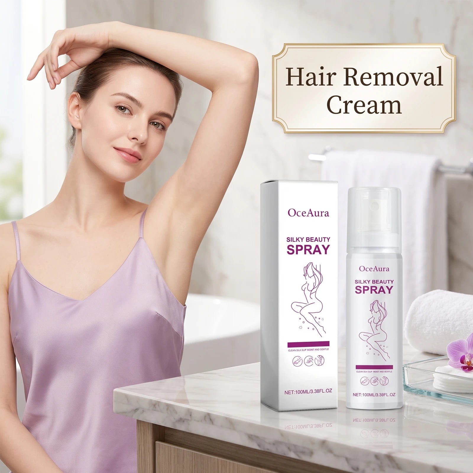 Painless Body Hair Removal Spray for Smooth Skin - 5