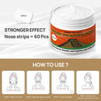 Collagen Honey Pore Refining Mask Set with 60 Nose Strips