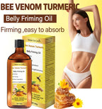 Bee Venom Turmeric Belly Firming Oil Moisturizing Body Massage Treatment