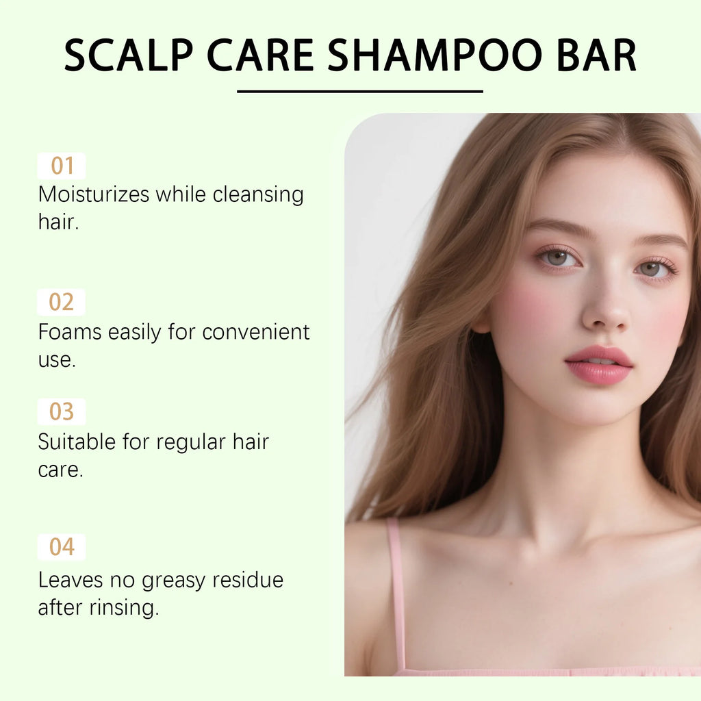 GleamXi Shampoo Soap Bar 120g Scalp Cleansing and Nourishing Treatment