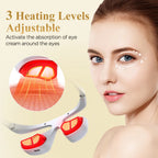 3D LED Red Light Therapy Eye Massager for Fatigue and Dark Circles