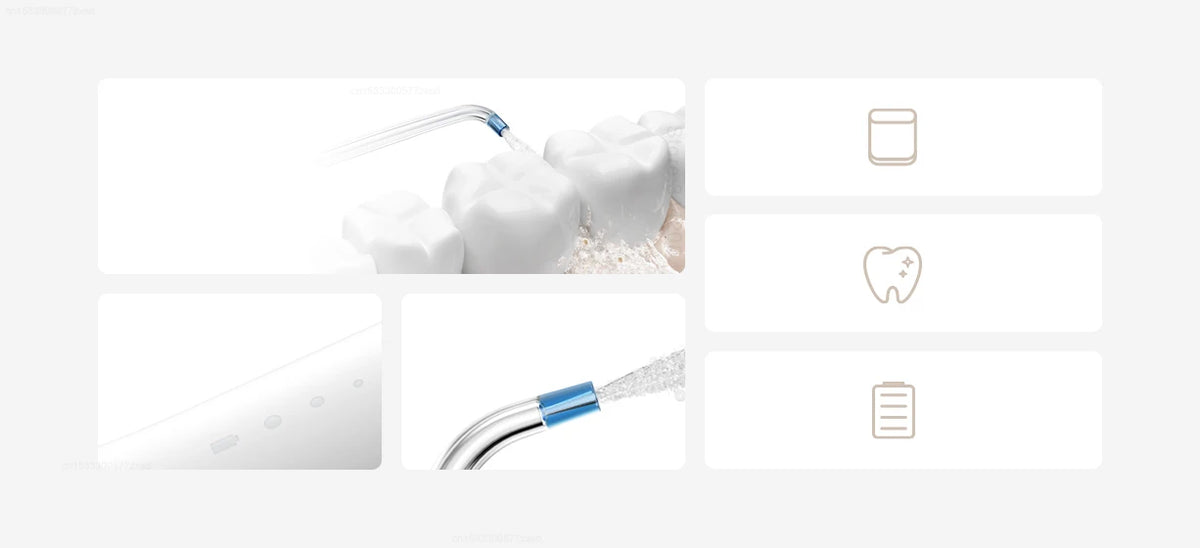 Mijia Portable Oral Irrigator Cordless Water Flosser Teeth Cleaner
