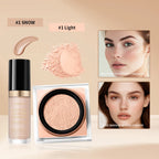 Face Concealer and Matte Setting Powder Makeup Set