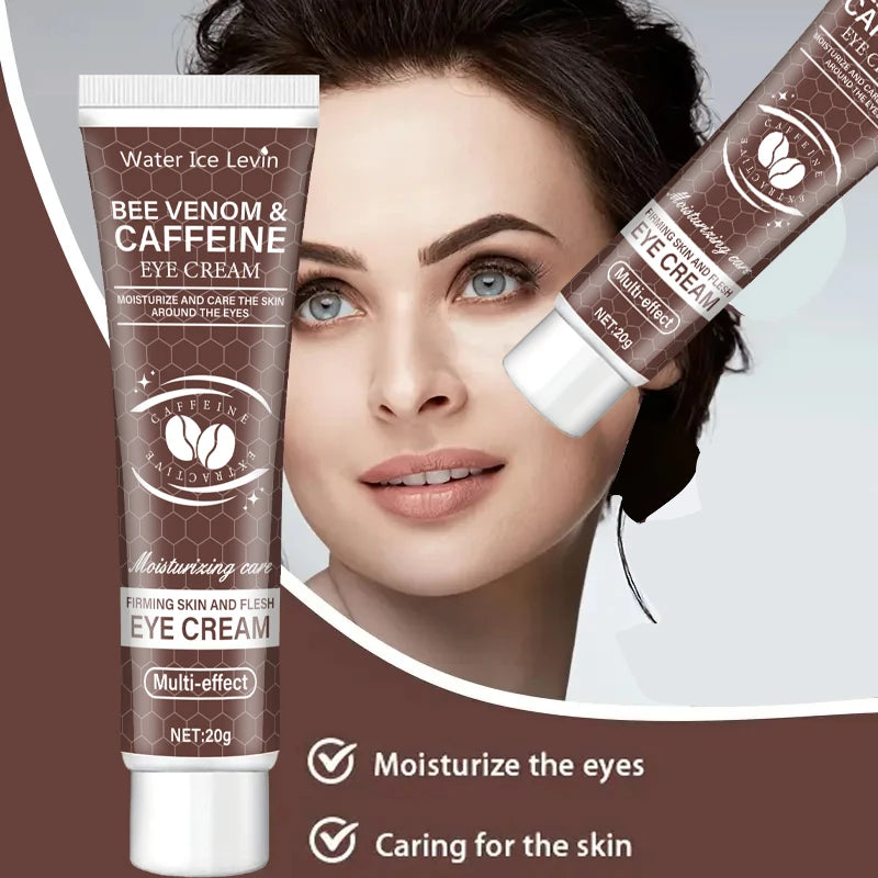 Caffeine Eye Cream for Dark Circles Puffiness and Wrinkle Reduction