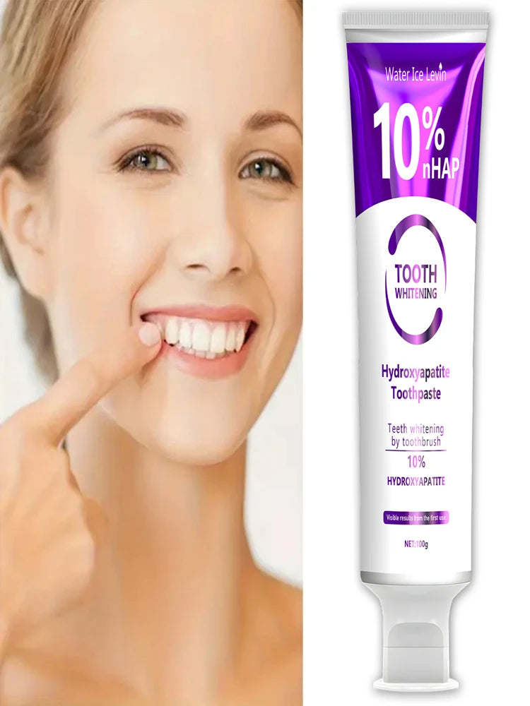 10% Hydroxyapatite Teeth Whitening Toothpaste Dental Care Enamel Repair - 7