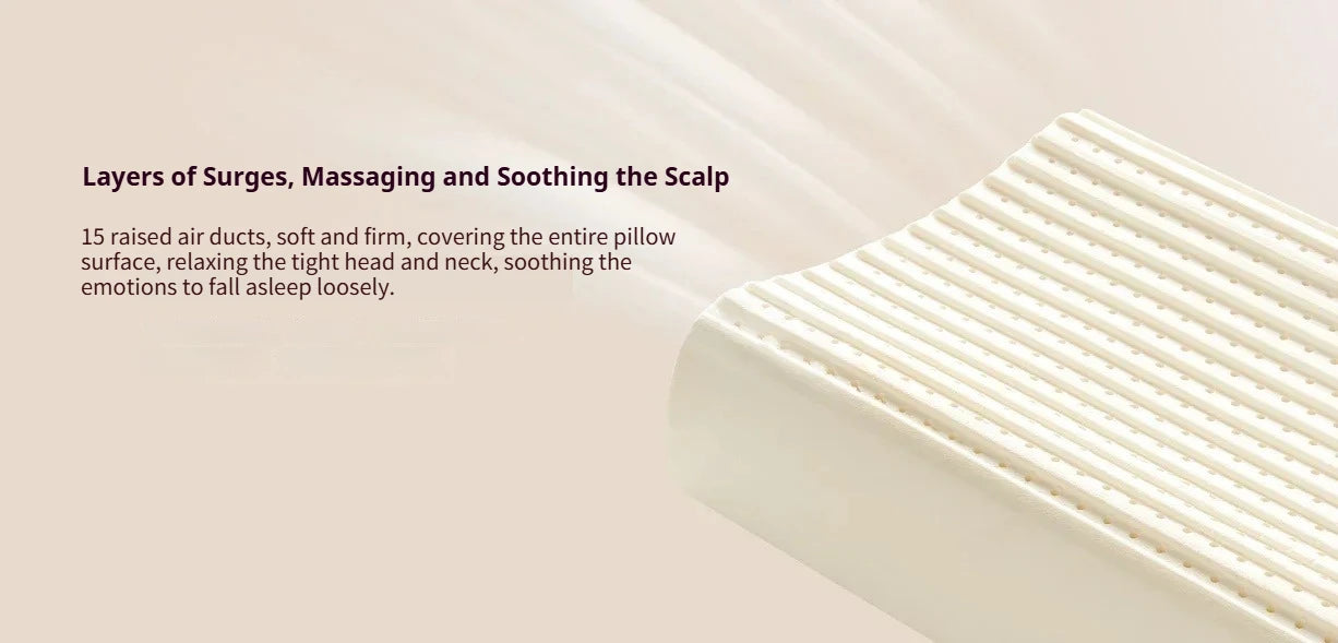 Mijia Natural Latex Pillow Pro Orthopedic Neck Support Sleep Bedding - 14