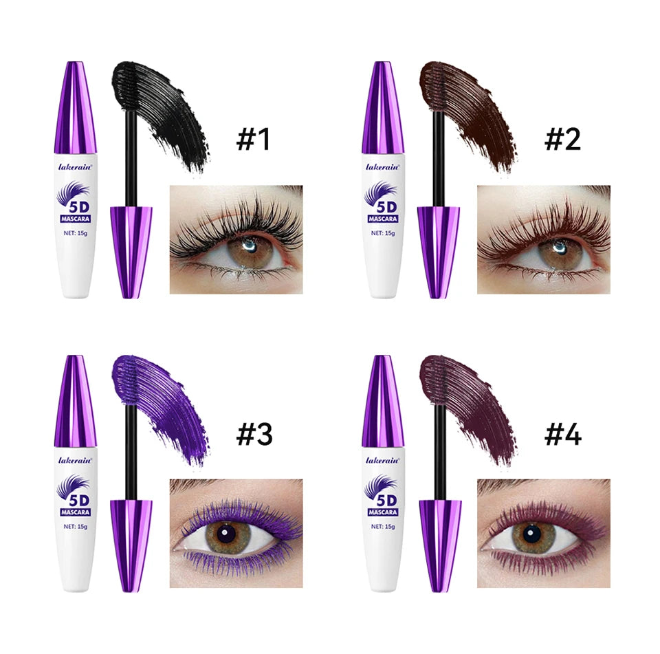 5D Waterproof Lengthening and Volumizing Mascara