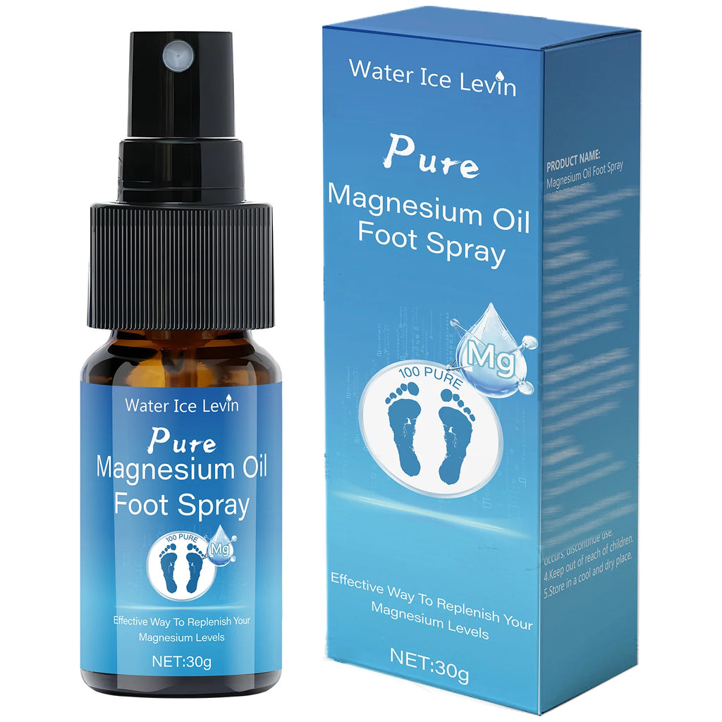 Pure Magnesium Oil Foot Spray with Vitamin E Moisturizing Skin Care