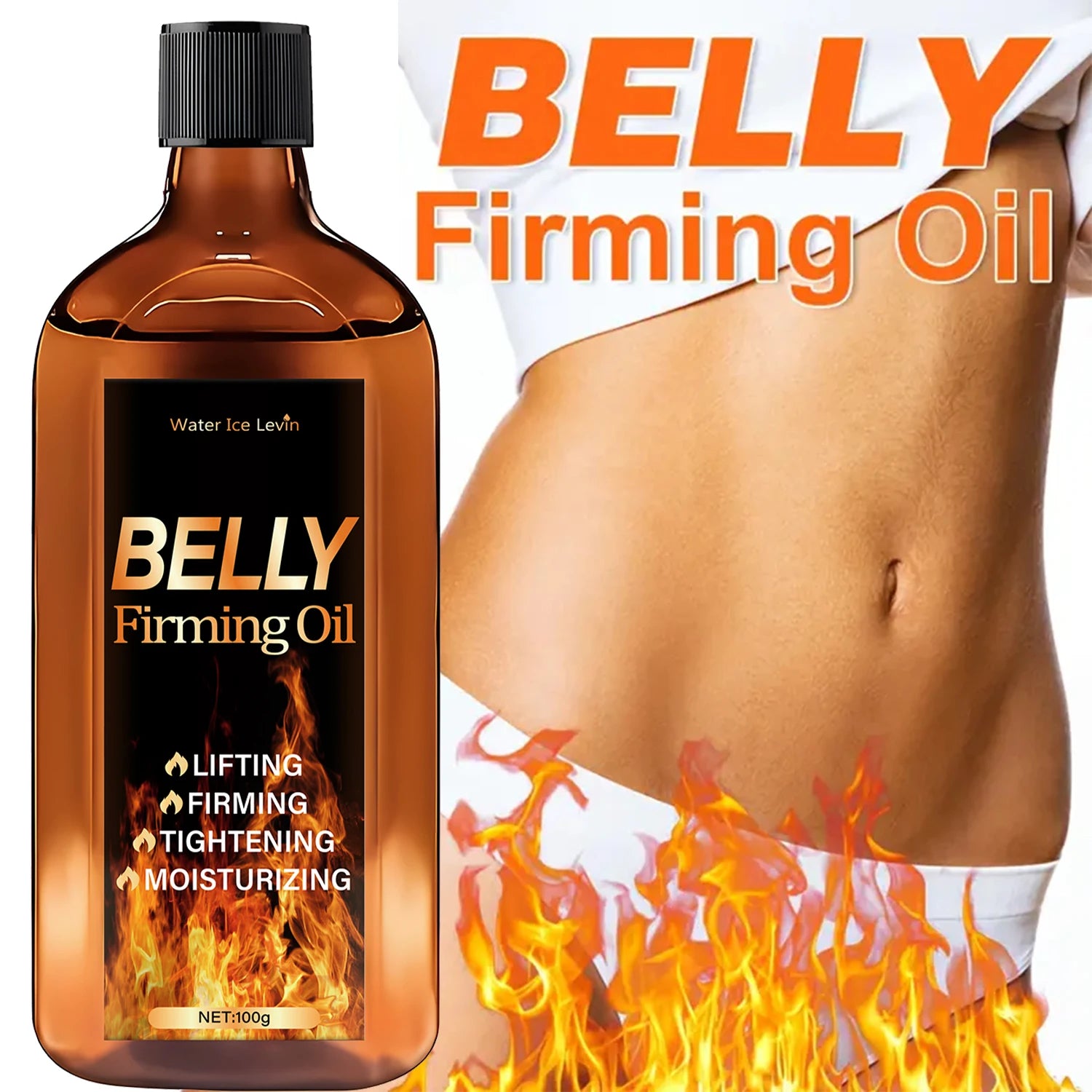 Belly Firming Oil Tightening and Elasticity Body Toning Cream - 1