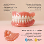 Custom Silicone Upper and Lower Denture Set