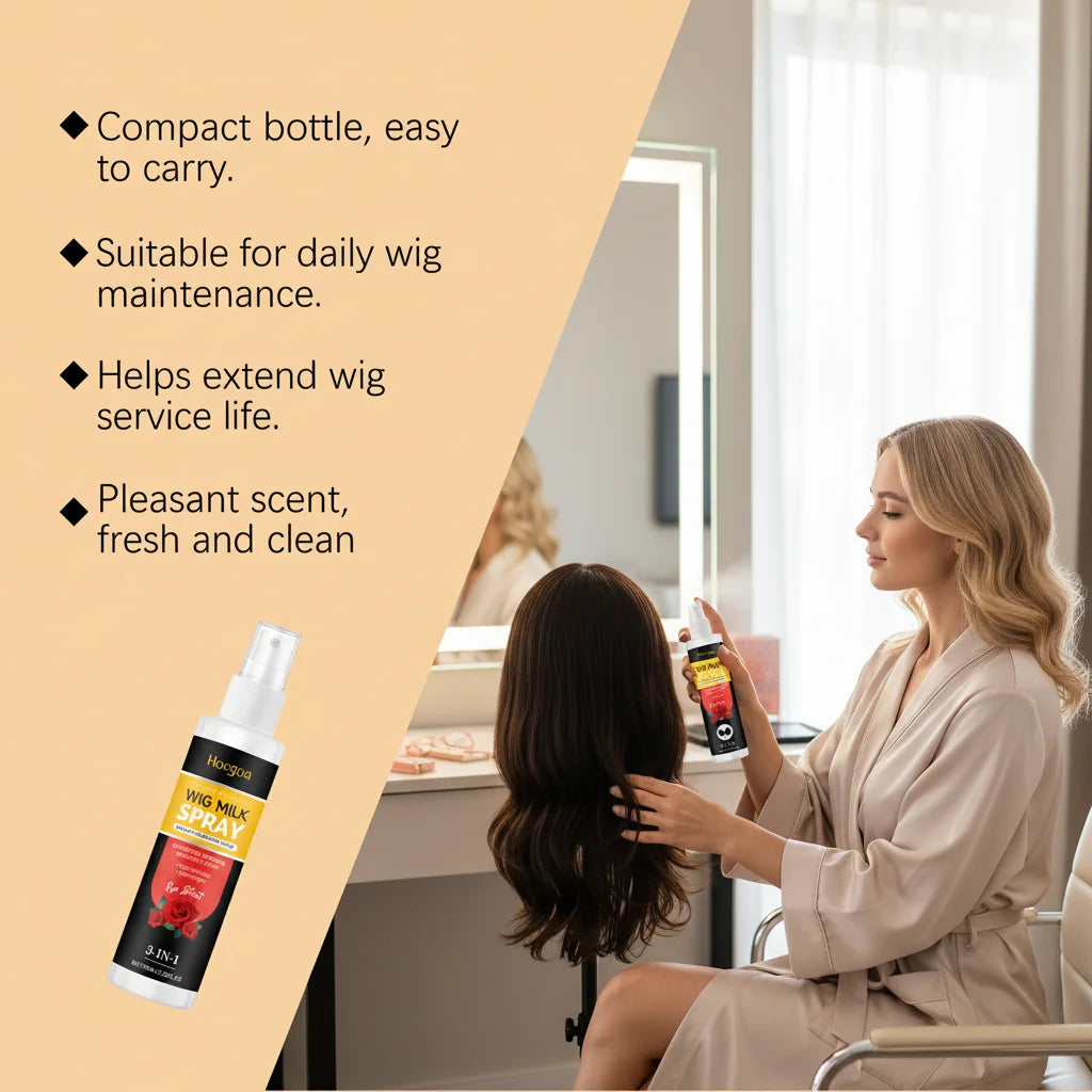 3-in-1 Leave-In Wig Conditioning and Detangling Spray