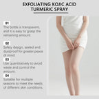Exfoliating Brightening Spray for Body and Feet