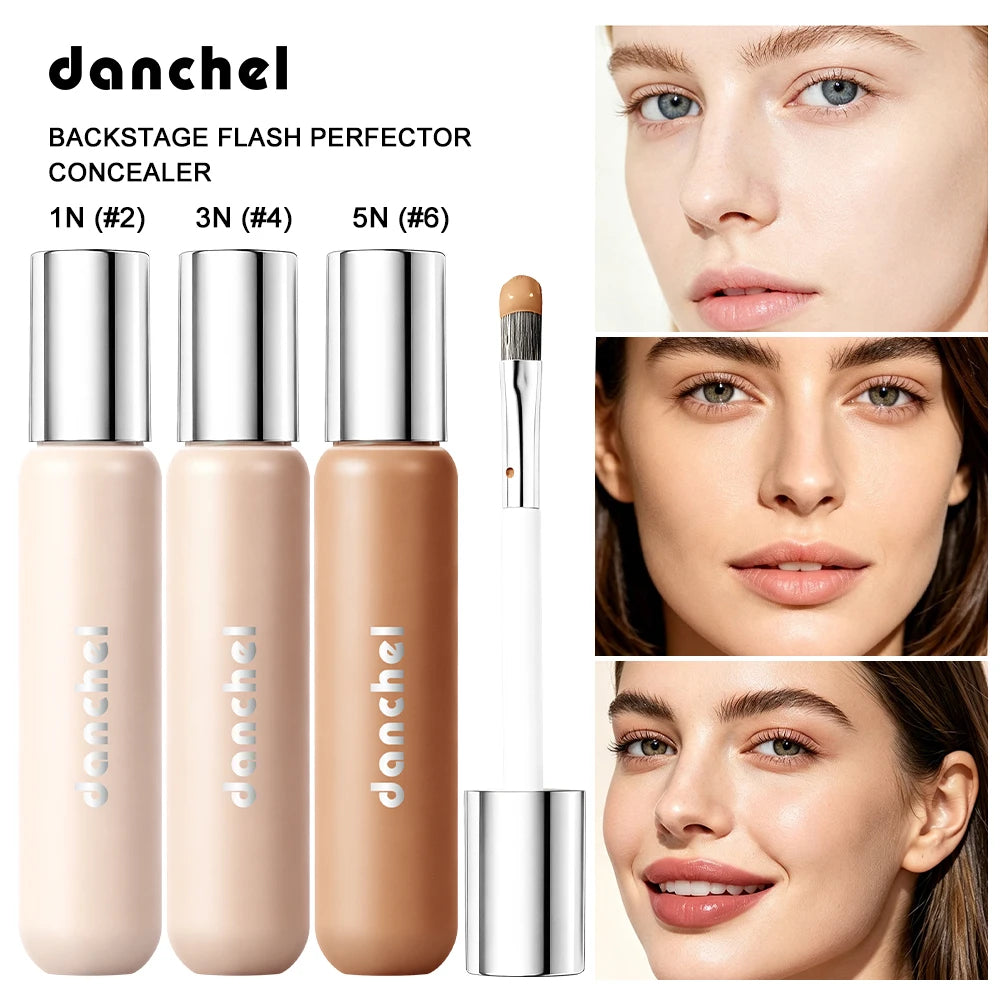 Full Coverage Waterproof Liquid Concealer for Dark Circles and Blemishes