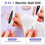 2-in-1 Electric Nail Drill and UV Curing Lamp Kit