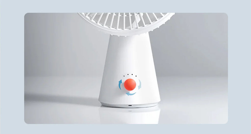 Mijia Desktop Fan Rechargeable Portable Cooling Table Fan 2 in 1