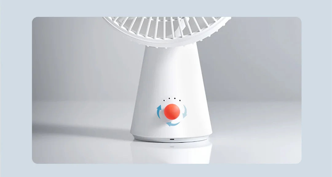Mijia Desktop Fan Rechargeable Portable Cooling Table Fan 2 in 1
