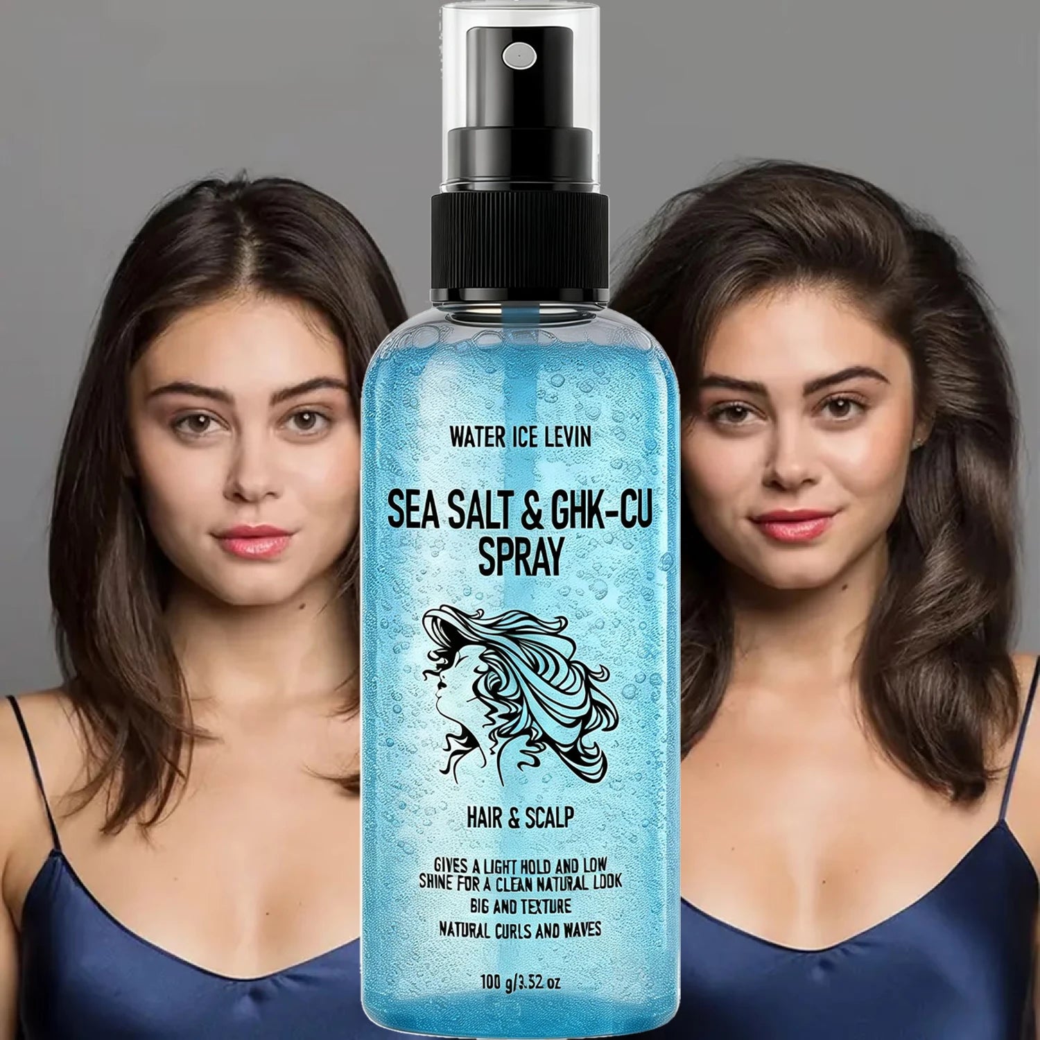 Biotin Keratin Sea Salt GHK-Cu Infused Hair and Facial Spray