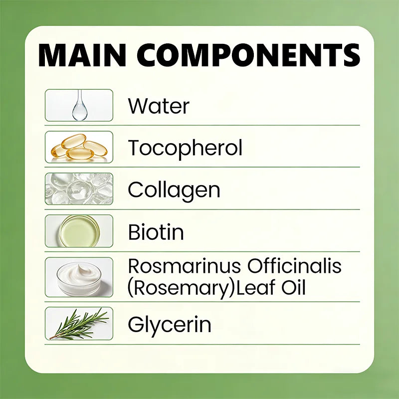 Rosemary Hair Mask 100g 3-in-1 Nourishing Treatment for Hair and Scalp - 8