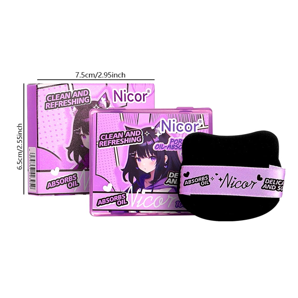 Nicor Oil Absorbing Sheets Portable Facial Blotting Paper for Matte Skin