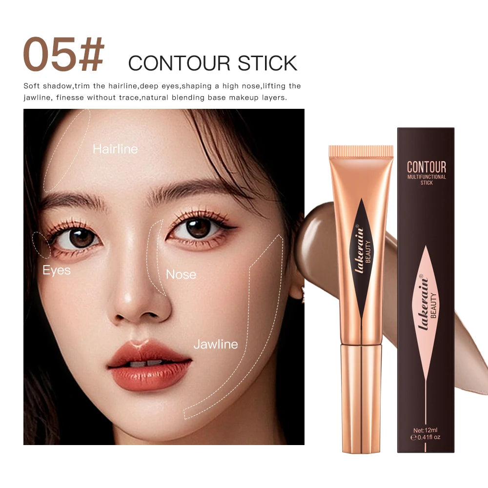 Liquid Face Contour and Highlighter Wand with Cushion Applicator