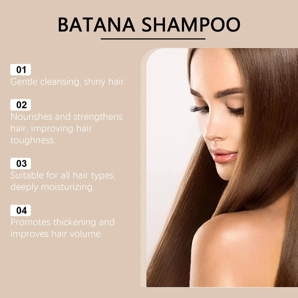 Batana Oil Hair Growth Shampoo for Scalp Treatment and Repair