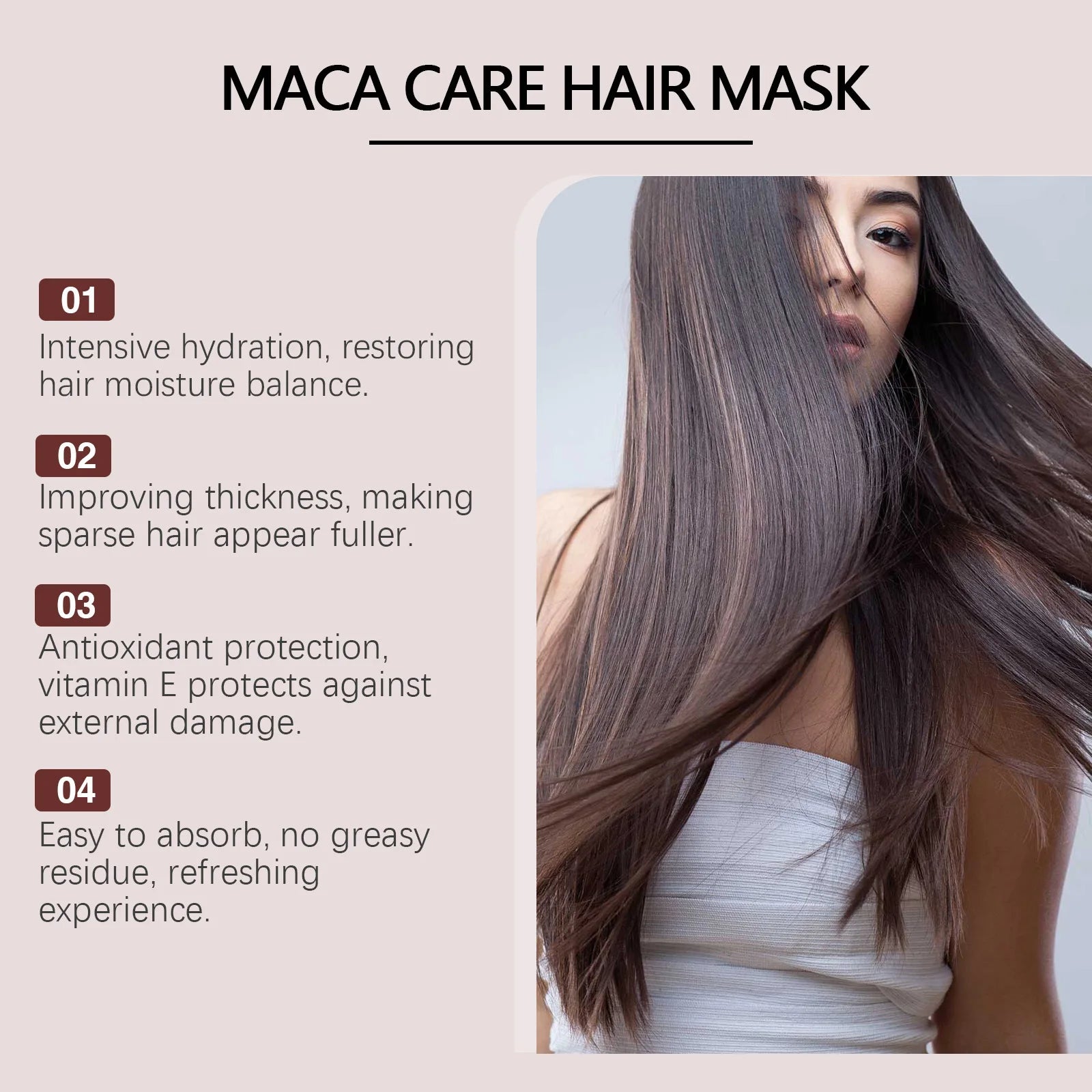 Deep Repair Hair Mask Moisturizing Treatment for Damaged Hair 120g