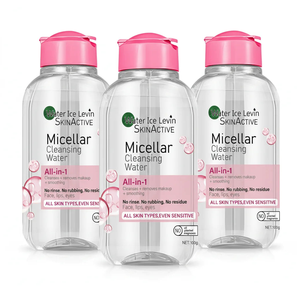 Water Ice Levin Micellar Water All in 1 Makeup Remover and Face Cleanser