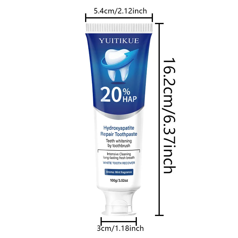 Hydroxyapatite Repair Toothpaste 20 Percent HAP Teeth Whitening - 11