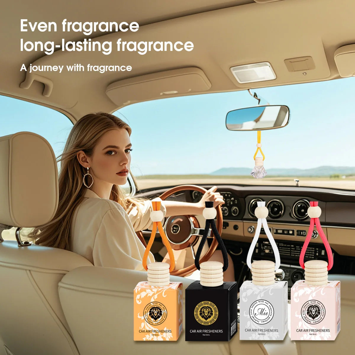 Long Lasting Car Air Freshener Hanging Fragrance Diffuser