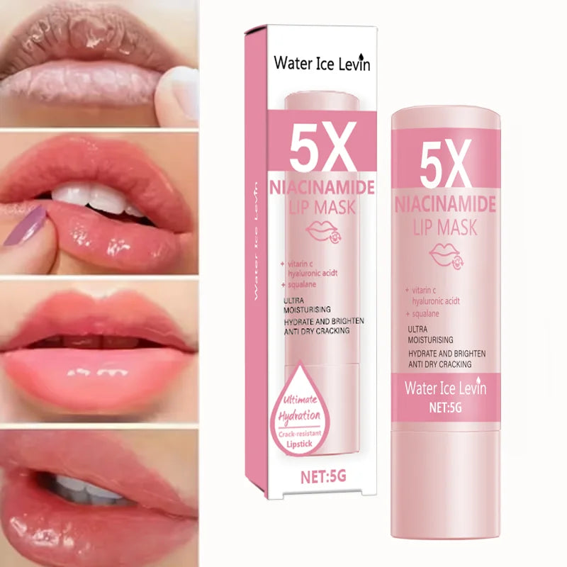 Water Ice Levin Niacinamide Lip Balm Moisturizing Hydrating Lip Care - 2