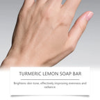 Turmeric Kojic Acid Brightening Bar Soap for Face and Body Cleansing