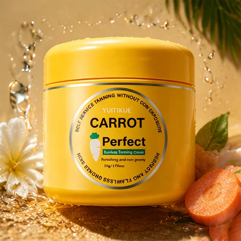 YUITIKUE Carrot Self Tanning Cream Natural Bronzing Body Lotion - 3