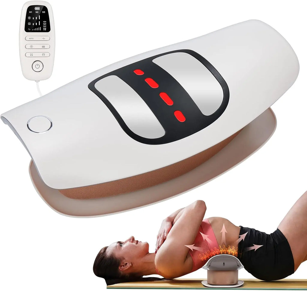 Electric Lumbar Traction Device with Vibration and Heat
