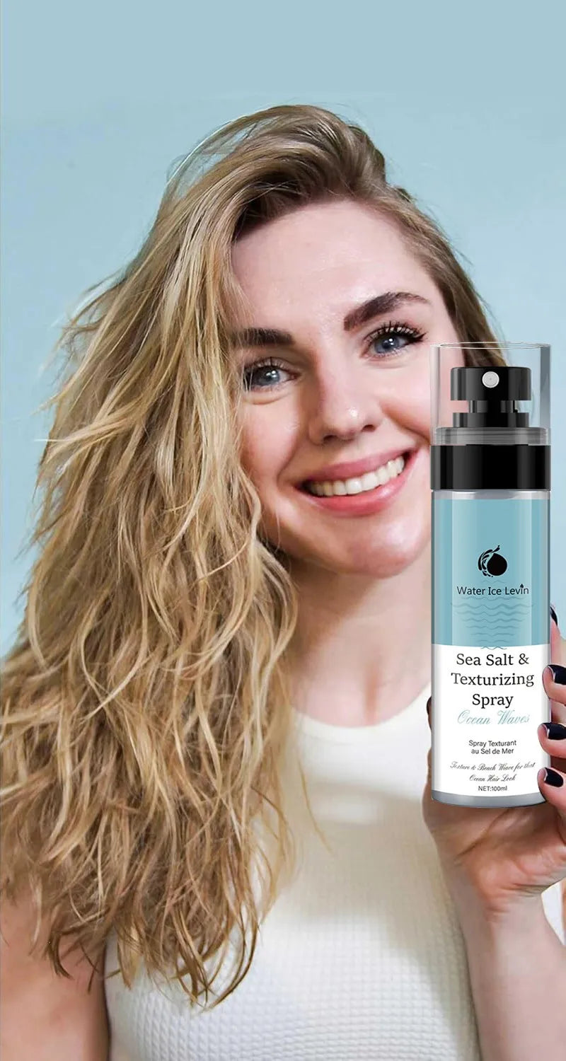 Sea Salt Hair Styling Spray with Aloe Vera and Hyaluronic Acid 100g