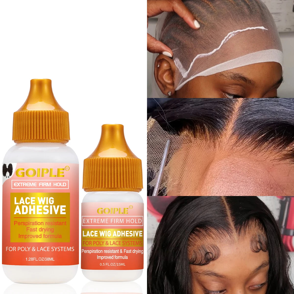 Invisible Waterproof Lace Wig Adhesive Glue for Poly and Lace Systems