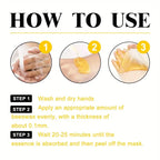 Honey Bee Venom Hand Wax Mask Moisturizing Exfoliating Treatment 60g