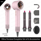 Professional Ionic Hair Dryer - Fast Dry Blow Dryer with Styling Nozzles