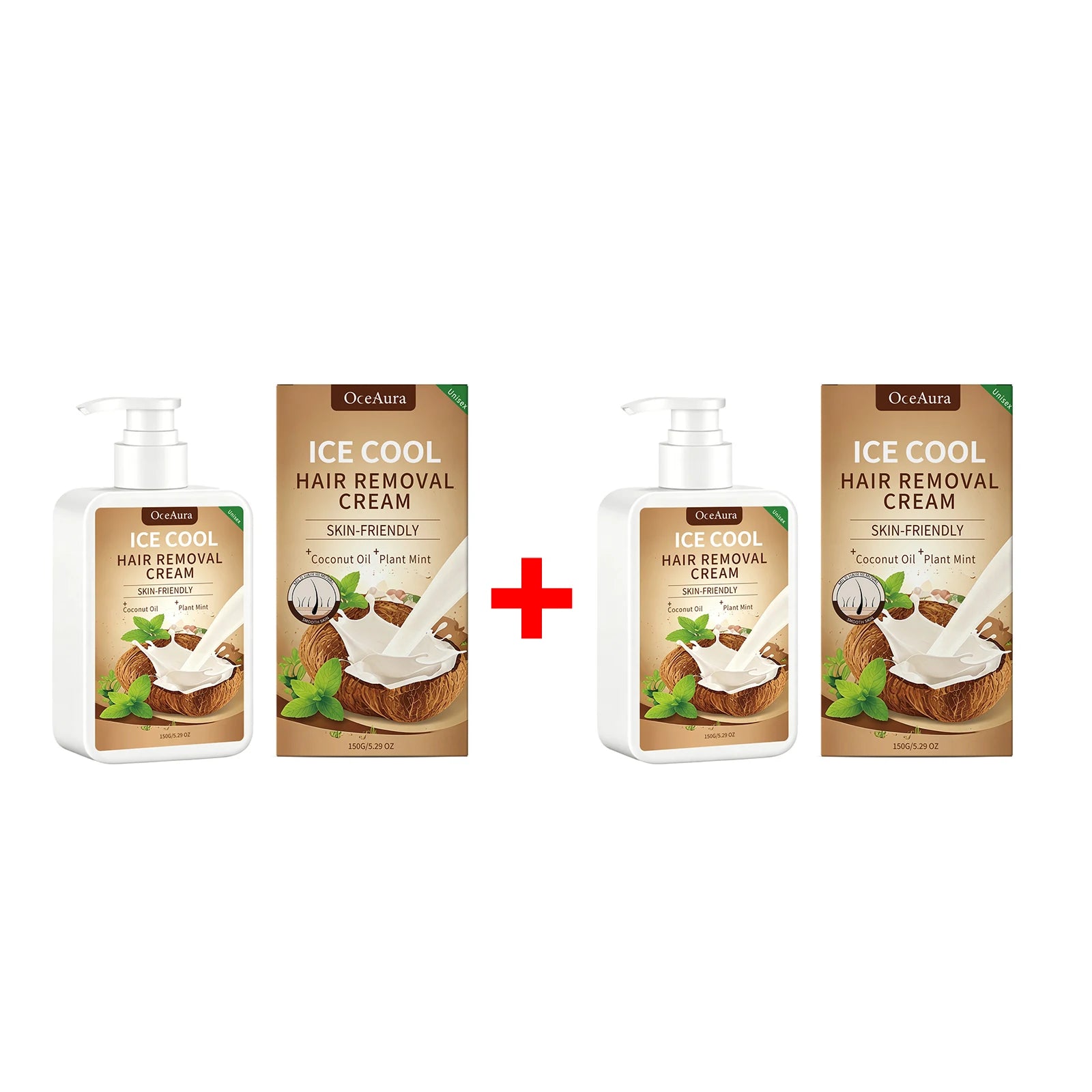 Painless Cooling Hair Removal Cream for Face and Body - 19