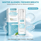 Foaming Aligner and Retainer Cleaner for Fresh Breath