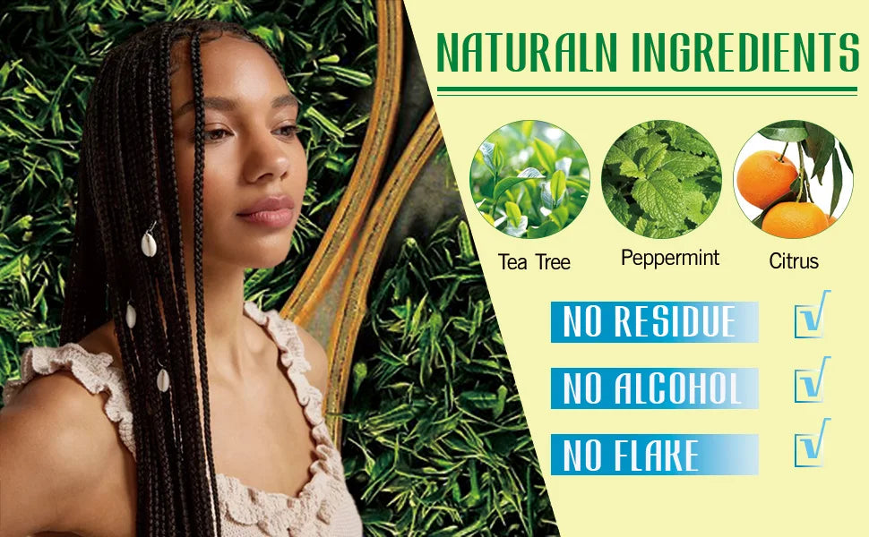 Rinse Free Braid Shampoo and Nourishing Braid Essence Oil Set
