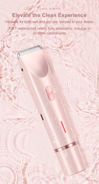 Electric Waterproof Shaver for Women Bikini and Body Hair Removal