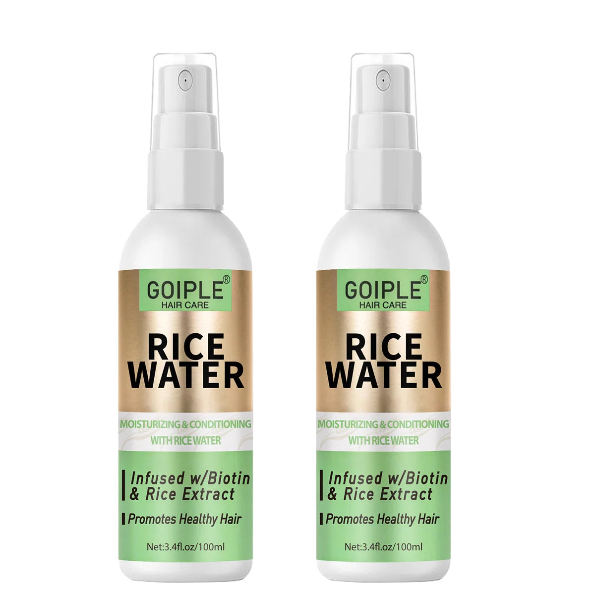 Goiple Rice Water Hair Growth Spray for Damaged and Frizzy Hair 100ml
