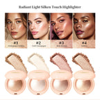 Silken Touch Shimmer Highlighter Powder for Radiant Glow