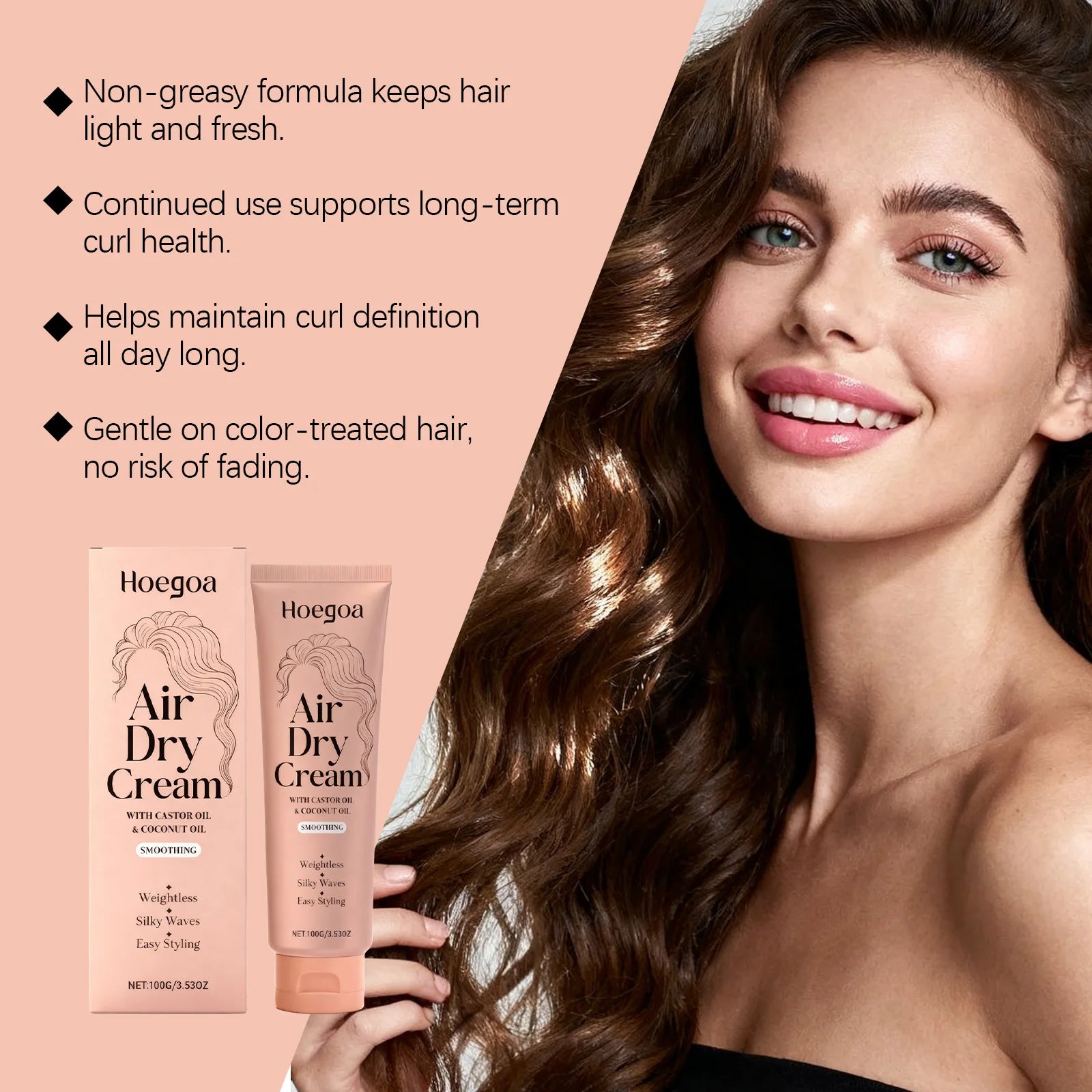 Hydrating Curl Defining Cream with Castor and Coconut Oil - 6