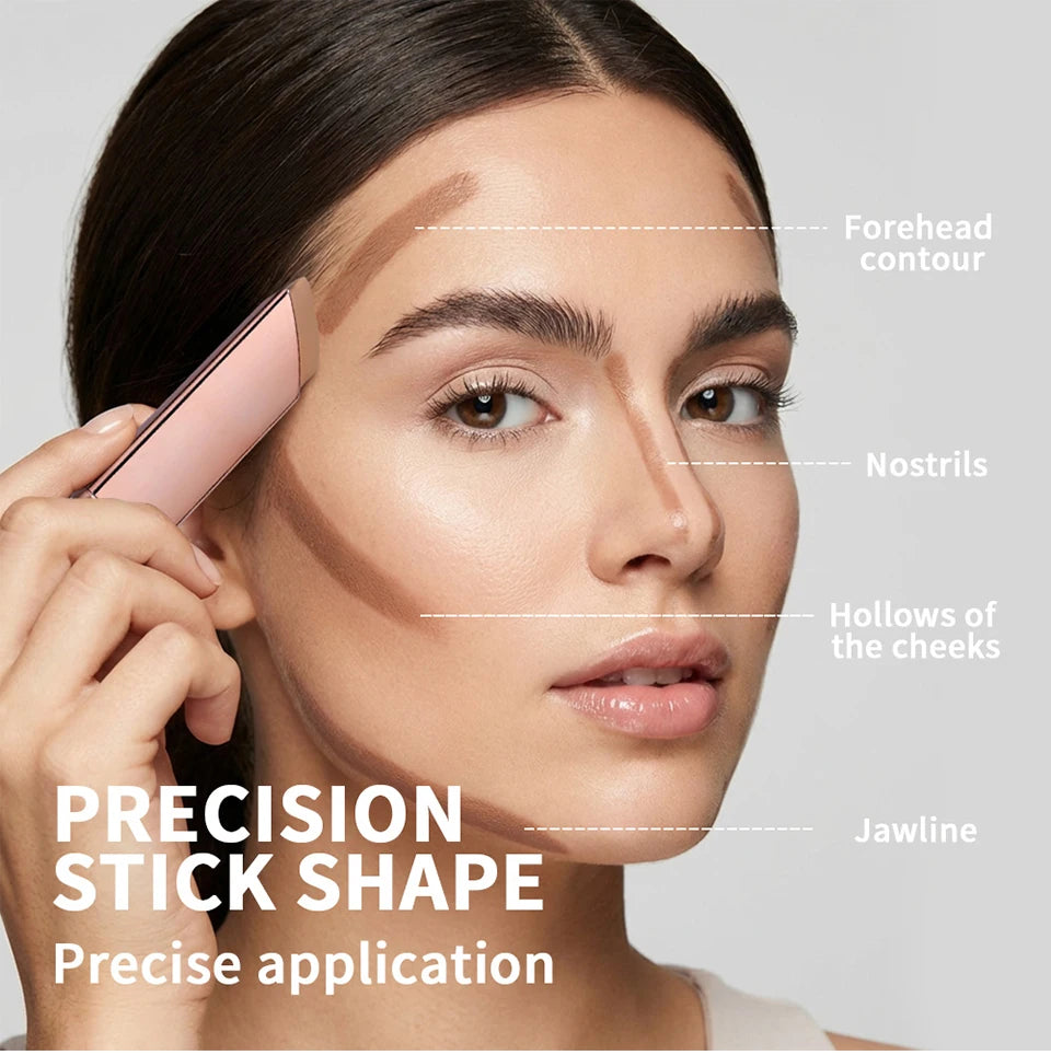 Cream Bronzer Stick for Seamless Face Contouring