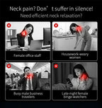 Cervical Neck Traction Massager with Metal Nodes